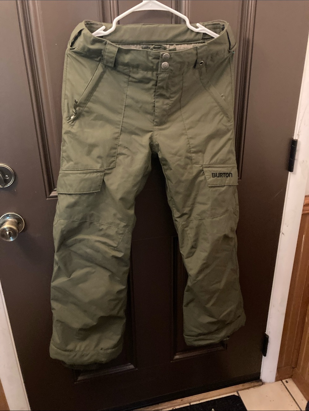 Burton Olive Green Winter Snow Pants